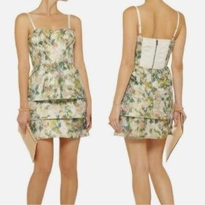 Alice + Olivia Daphne Bustier Corset Floral Jacquard Mini Dress Green
Women's XS